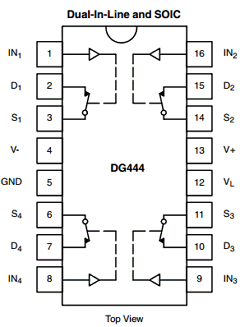 DG445DJ Datasheet PDF Vishay Semiconductors