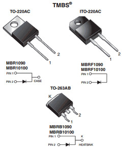 MBRF10100CT-E3 Datasheet PDF Vishay Semiconductors