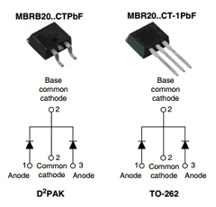 MBR20100CTP Datasheet PDF Vishay Semiconductors