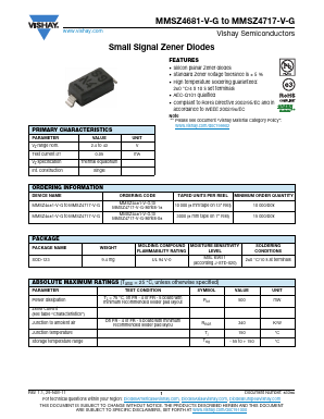 MMSZ4699-V-G Datasheet PDF Vishay Semiconductors