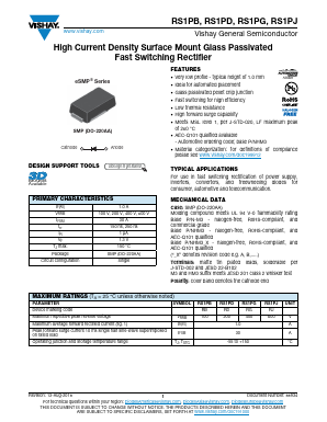 RS1PB Datasheet PDF Vishay Semiconductors