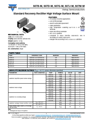 S07B-M-08 Datasheet PDF Vishay Semiconductors