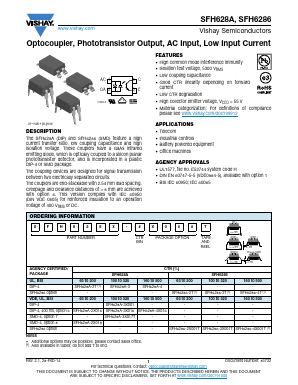 SFH6286-2 Datasheet PDF Vishay Semiconductors