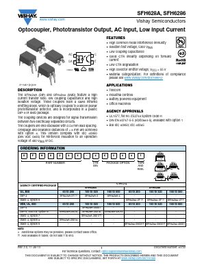 SFH6286-2T Datasheet PDF Vishay Semiconductors