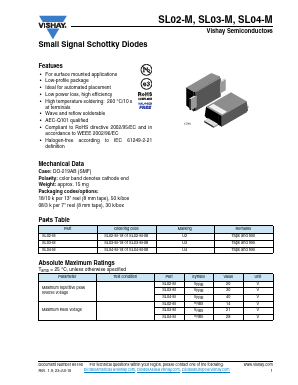 SL02-M-18 Datasheet PDF Vishay Semiconductors