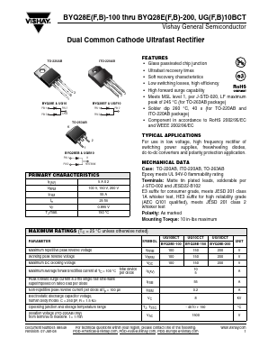 BYQ28EF-150-E3/81 Datasheet PDF Vishay Semiconductors