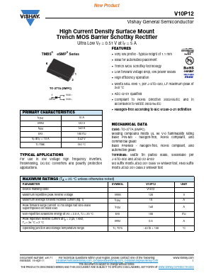V10P12-M3 Datasheet PDF Vishay Semiconductors