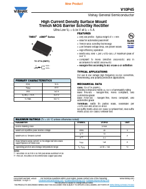 V10P45-13 Datasheet PDF Vishay Semiconductors