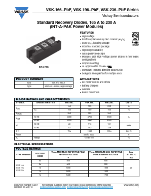 VSKJ236-12PBF Datasheet PDF Vishay Semiconductors