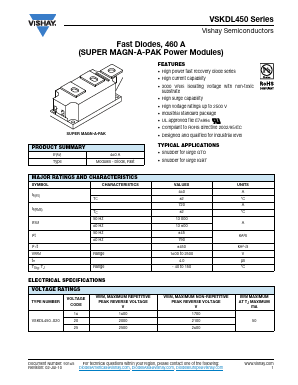 VSKDL450-16S20 Datasheet PDF Vishay Semiconductors