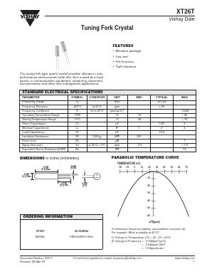 XT26T Datasheet PDF Vishay Semiconductors