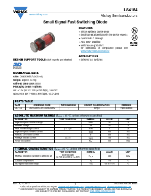LS4154GS18 Datasheet PDF Vishay Semiconductors