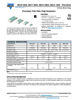 MCT06030D1000DP500 Datasheet PDF Vishay Semiconductors