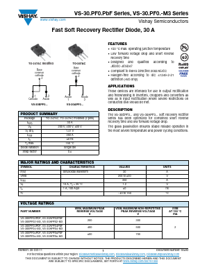 VS-30.PF0.-M3 Datasheet PDF Vishay Semiconductors