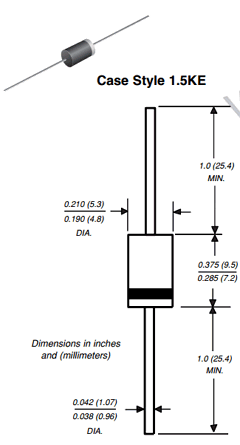 -1.5KE170 Datasheet PDF Vishay Semiconductors