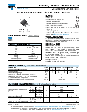 GIB2401 Datasheet PDF Vishay Semiconductors