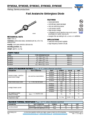 BYM36E Datasheet PDF Vishay Semiconductors