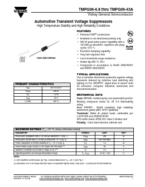 TMPG06-10 Datasheet PDF Vishay Semiconductors