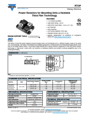 RTOP100-4322S Datasheet PDF Vishay Semiconductors