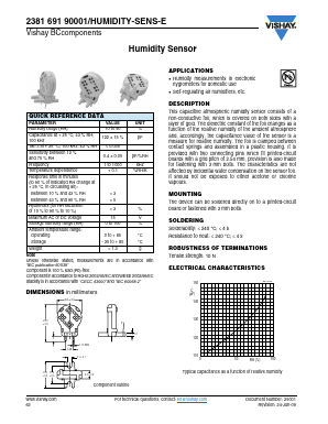 238169190001 Datasheet PDF Vishay Semiconductors