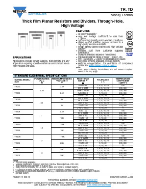 TR15G10M0FMEB Datasheet PDF Vishay Semiconductors