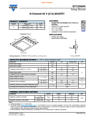 SI7120ADN Datasheet PDF Vishay Semiconductors