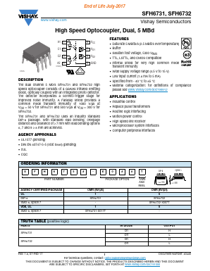 SFH6732-X007T Datasheet PDF Vishay Semiconductors