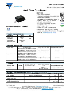 BZX384C10-HG3-18 Datasheet PDF Vishay Semiconductors