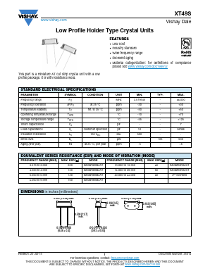 XT9S20GRR8M Datasheet PDF Vishay Semiconductors
