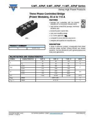 113MT120KPBF Datasheet PDF Vishay Semiconductors