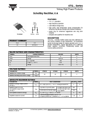 6TQ045 Datasheet PDF Vishay Semiconductors