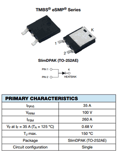 V35PW10 Datasheet PDF Vishay Semiconductors