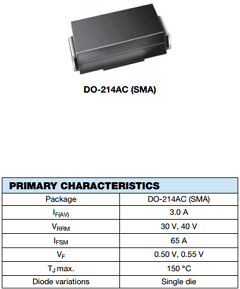 B340A Datasheet PDF Vishay Semiconductors