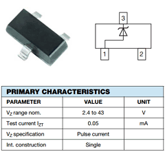 MMBZ4694-E3-18 Datasheet PDF Vishay Semiconductors