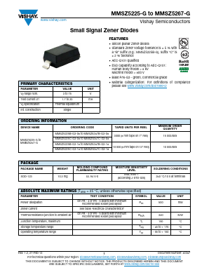 MMSZ5247-G Datasheet PDF Vishay Semiconductors