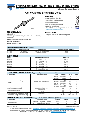 BYT56A-TR Datasheet PDF Vishay Semiconductors
