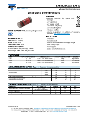 BAS81 Datasheet PDF Vishay Semiconductors