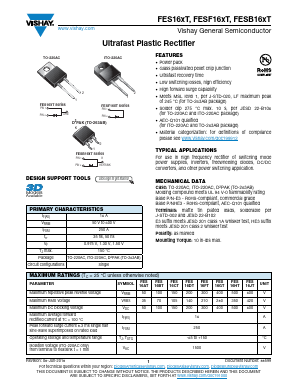 FESB16CTHE3 Datasheet PDF Vishay Semiconductors