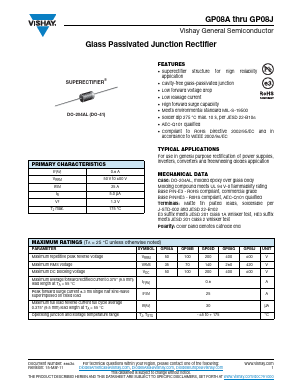 GP08A-E3-73 Datasheet PDF Vishay Semiconductors