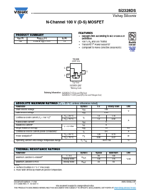 SI2328DS-T1-GE3 Datasheet PDF Vishay Semiconductors