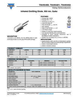 TSUS5401 Datasheet PDF Vishay Semiconductors