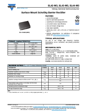 SL44-M3/9AT Datasheet PDF Vishay Semiconductors