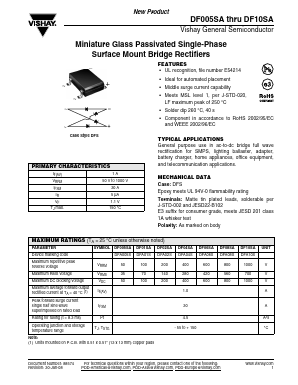 DF005SA-E3/77 Datasheet PDF Vishay Semiconductors