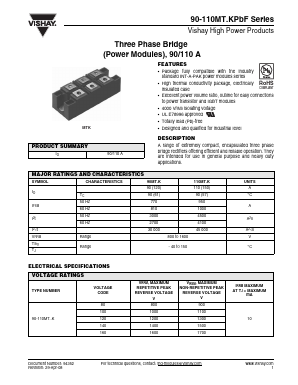 90-110MT.KPBF Datasheet PDF Vishay Semiconductors