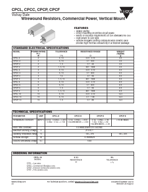 CPCF-3 Datasheet PDF Vishay Semiconductors