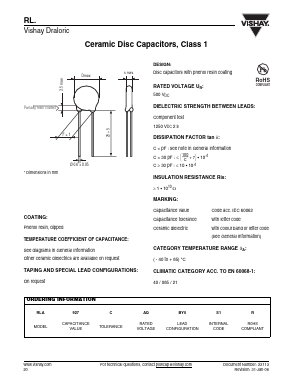 RLA930 Datasheet PDF Vishay Semiconductors