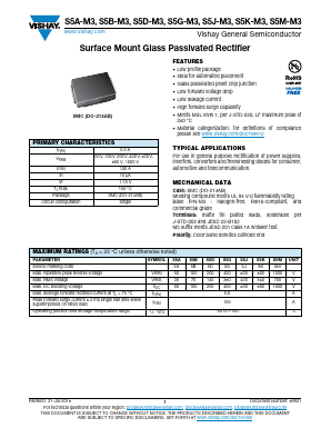 S5G-M3 Datasheet PDF Vishay Semiconductors