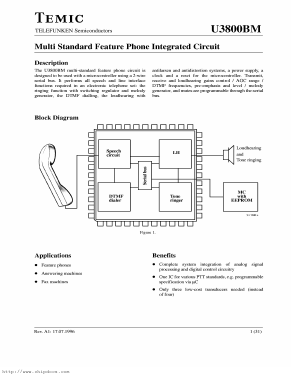 U3800BM-FN Datasheet PDF Vishay Semiconductors