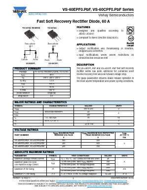 VS-60CPF04PBF Datasheet PDF Vishay Semiconductors