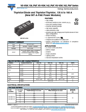VS-VSKT13612PBF Datasheet PDF Vishay Semiconductors